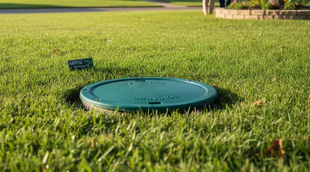 Here's an image for your landing page, reflecting a well-maintained septic system and a clean, healthy lawn.